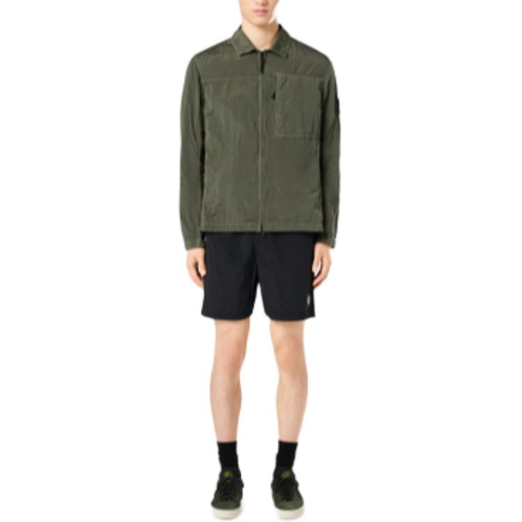 STONE ISLAND FW24  Nylon Metal Jacket Sage Green with Side Logo Badge. 811511819-V0059 圖 5