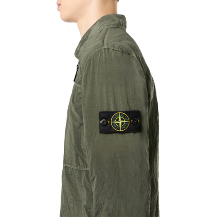 STONE ISLAND FW24  Nylon Metal Jacket Sage Green with Side Logo Badge. 811511819-V0059 圖 6
