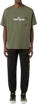 Stone Island Seluar Kargo Logo Hitam Pinggang Elastik Kasual FW24. 811564020-V0029 Shop Stone Island Seluar Kargo Logo Hitam Pinggang Elastik Kasual FW24. 811564020-V0029