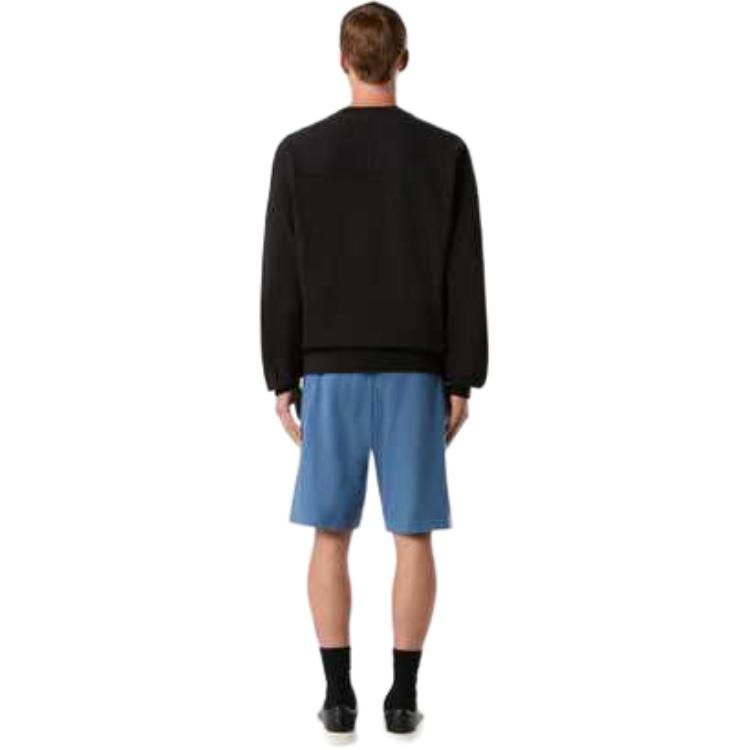 Purchase 石岛FW24黑色刺绣徽标男女同款圆领卫衣 8115604M2-V0029