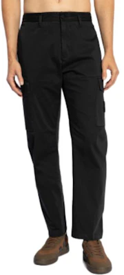 STONE ISLAND FW24 黑色中腰拉鍊工裝褲 休閒穿搭 811533908-V0029 Purchase STONE ISLAND FW24 黑色中腰拉鍊工裝褲 休閒穿搭 811533908-V0029