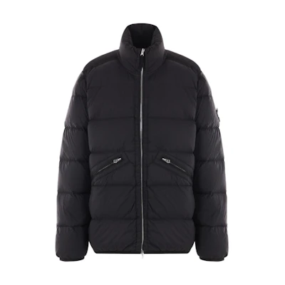 STONE ISLAND FW24 Black Nylon Down-TC Zipped Puffer Jacket Unisex 811543028-V0029