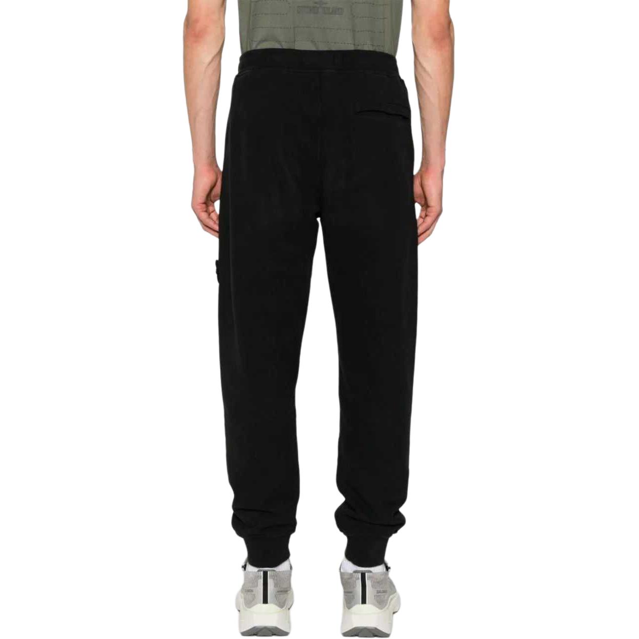 Purchase ストーンアイランド FW24 ブラック スリムフィット ロゴ ジョガーパンツ メンズ 811560920-V0029