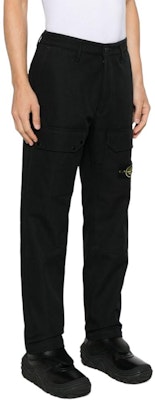 STONE ISLAND FW24 Seluar Kargo Hitam Lelaki Poket Tepi dengan Logo Patch. 811532403-V0029 Purchase STONE ISLAND FW24 Seluar Kargo Hitam Lelaki Poket Tepi dengan Logo Patch. 811532403-V0029