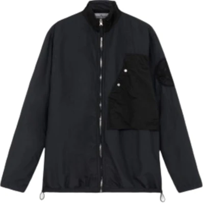 Chaqueta Negra de Nylon Cepillado Colorblock con Cremallera Stone Island FW24. 8115108M4-V0029 Order Chaqueta Negra de Nylon Cepillado Colorblock con Cremallera Stone Island FW24. 8115108M4-V0029
