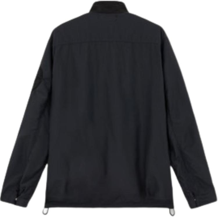 Stone Island FW24 Brushed Nylon Colorblock Zip Jacket Black  Outerwear. 8115108M4-V0029 圖 3