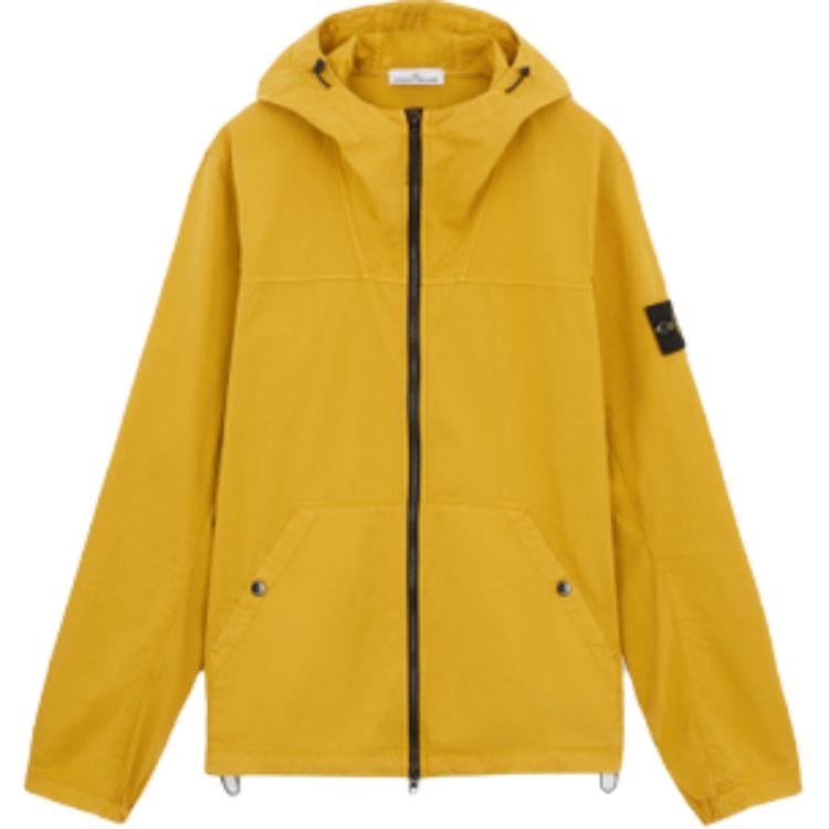 Stone Island FW24 Cotton Zip Hoodie Jacket Unisex - Orange 811510110-V0032