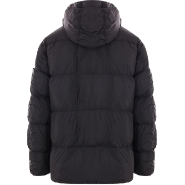STONE ISLAND FW24 Crinkle Recycled Nylon Down Jacket Black Unisex Winter Coat 811540723-V0029 圖 3