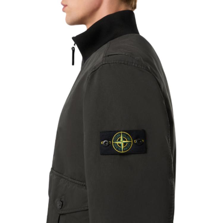 STONE ISLAND FW24 David-TC Water-Repellent Lightweight Jacket Grey 811541849-V0062 圖 7