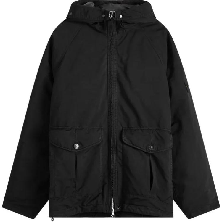 STONE ISLAND FW24 David-TC Water-Resistant Down Jacket Black  Coat 811541649-V0029