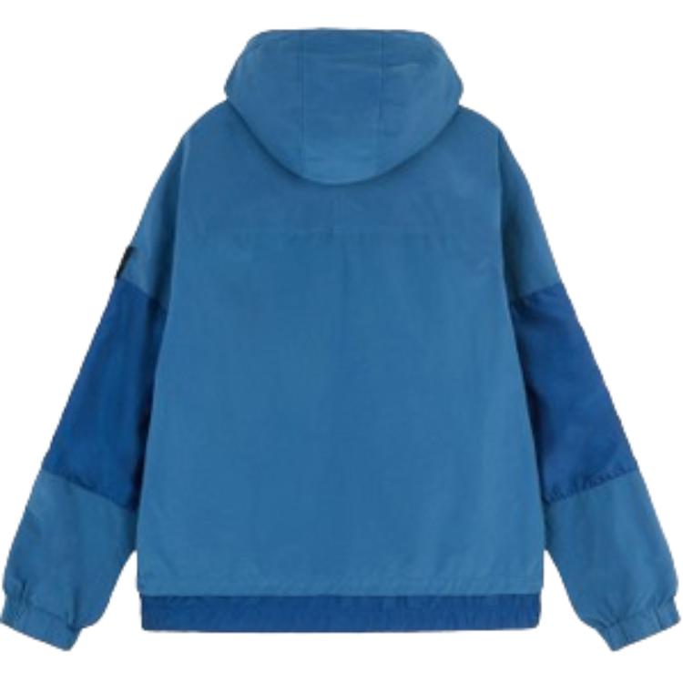 Stone Island FW24 David Light-TC Logo Hooded Zip Jacket Unisex Air Force Blue 8115410M3-V0024 圖 3