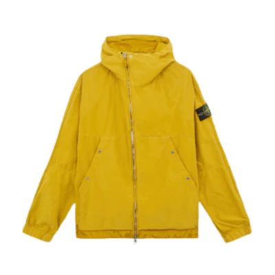 Stone Island FW24 David Light-TC Orange Zip Multi-Pocket Logo Jacket Unisex 8115410M3-V0032