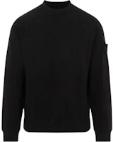 Stone Island FW24 Ghost Pieces Organic Cotton Black Crewneck Sweatshirt Men 8115629F7-V0029 Stone Island FW24 Ghost Pieces Organic Cotton Black Crewneck Sweatshirt Men 8115629F7-V0029