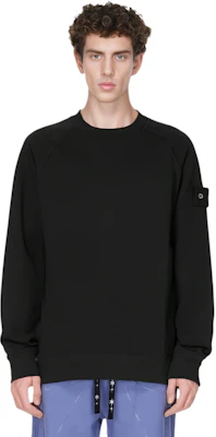 ストーンアイランド FW24 ゴーストピース 有機コットン ブラック クルーネック メンズ 8115629F7-V0029 Shop ストーンアイランド FW24 ゴーストピース 有機コットン ブラック クルーネック メンズ 8115629F7-V0029