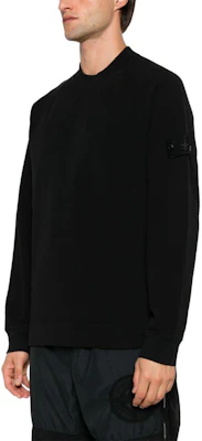 ストーンアイランド FW24 ゴーストピース 有機コットン ブラック クルーネック メンズ 8115629F7-V0029 Purchase ストーンアイランド FW24 ゴーストピース 有機コットン ブラック クルーネック メンズ 8115629F7-V0029