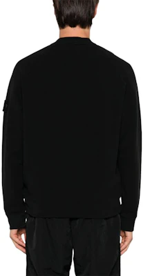 ストーンアイランド FW24 ゴーストピース 有機コットン ブラック クルーネック メンズ 8115629F7-V0029 Details for ストーンアイランド FW24 ゴーストピース 有機コットン ブラック クルーネック メンズ 8115629F7-V0029