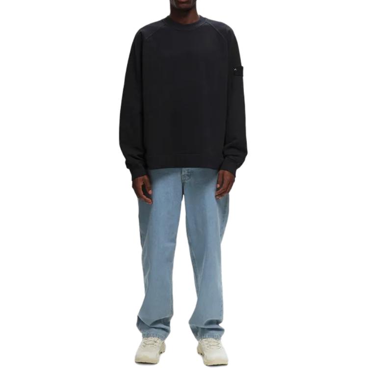 STONE ISLAND FW24 Ghost Pieces Organic Cotton Crewneck Sweatshirt Navy Mens 8115629F7-V0020 圖 5