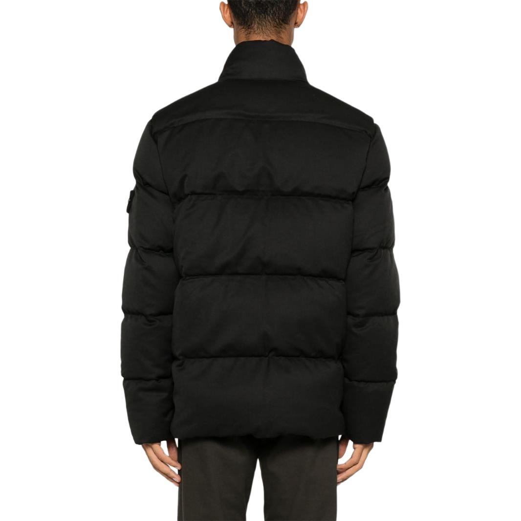 STONE ISLAND FW24 Ghost Series Black Zip-Up Jacket for Men 8115453F3-V0029 圖 5