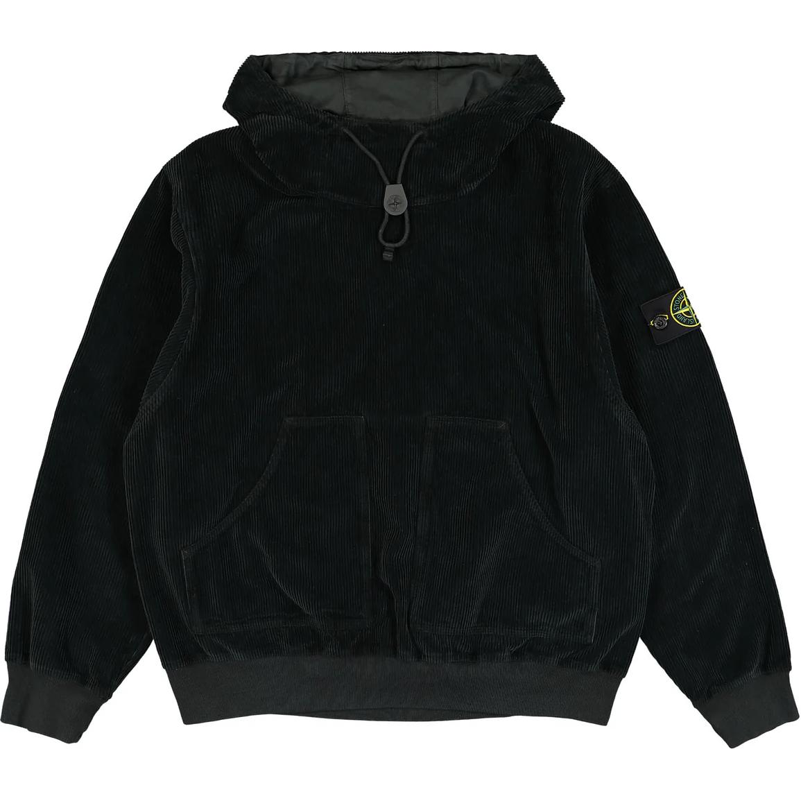 STONE ISLAND FW24 Holiday Hoodie Pullover Sweatshirt Black . 811512106-V0029