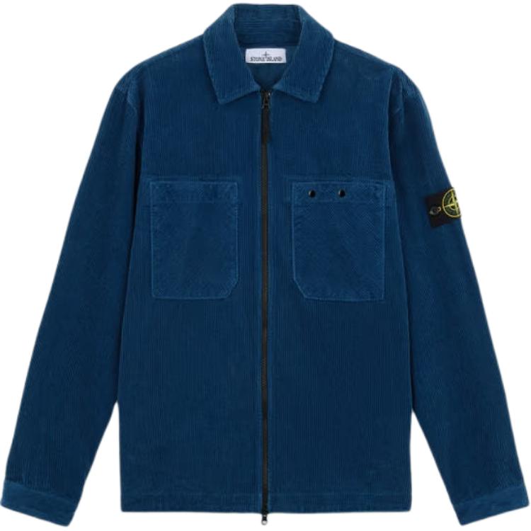 Stone Island FW24 Holiday Series Chest Pocket Logo Sleeve Patch Jacket - 811511604-V0024