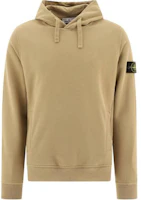 Stone Island FW24 Light Brown Hoodie Sweater with Logo Print and Drawstring 811560820-V0094 Stone Island FW24 Light Brown Hoodie Sweater with Logo Print and Drawstring 811560820-V0094