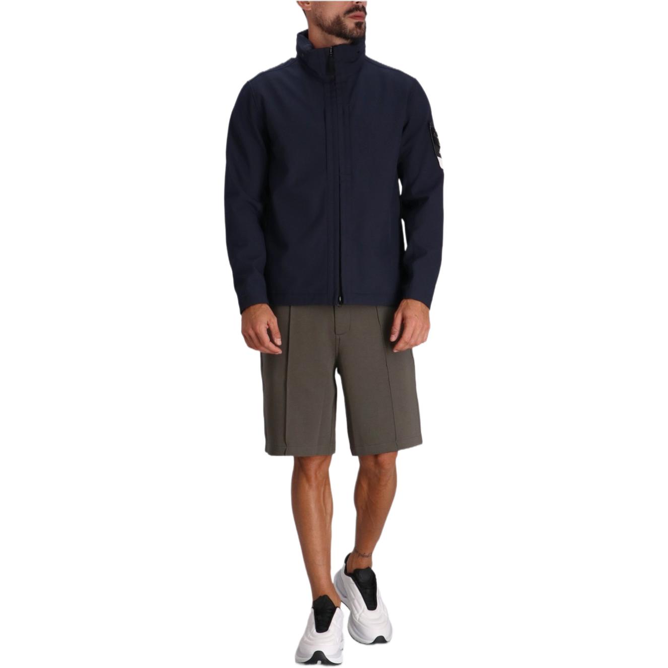 STONE ISLAND FW24 Lightweight Navy Blue Zip-Up Jacket for Men. 8115Q0222-V0020 圖 3