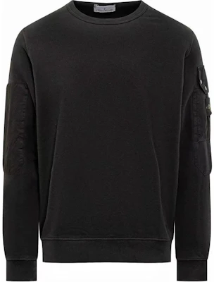 스톤아일랜드 FW24 로고 암 포켓 플리스 코튼 크루넥 스웻셔츠 블랙 유니섹스 811563920-V0029 Buy 스톤아일랜드 FW24 로고 암 포켓 플리스 코튼 크루넥 스웻셔츠 블랙 유니섹스 811563920-V0029