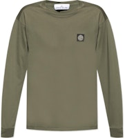 STONE ISLAND FW24 Logo Crewneck Knit Long Sleeve Tee Green. 811522713-V0059 STONE ISLAND FW24 Logo Crewneck Knit Long Sleeve Tee Green. 811522713-V0059
