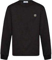 STONE ISLAND FW24 Logo Crewneck Knit Sweater Black 811522713-A0029 STONE ISLAND FW24 Logo Crewneck Knit Sweater Black 811522713-A0029