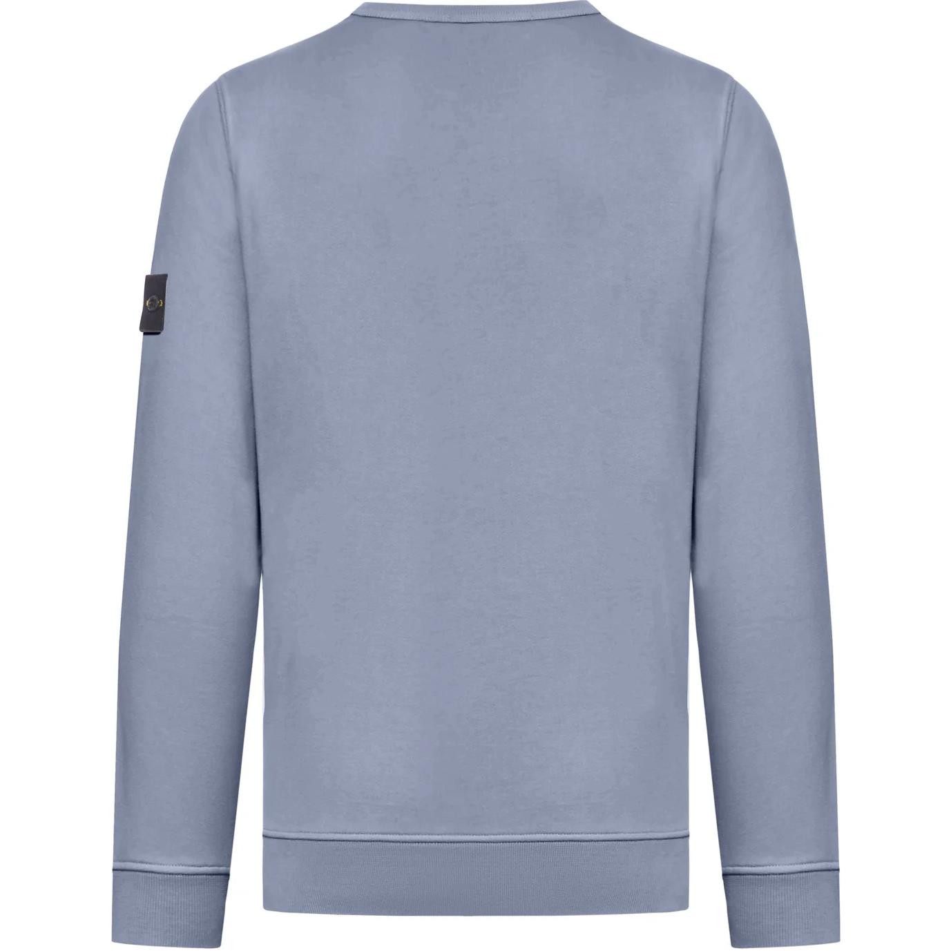 STONE ISLAND FW24 Logo Crewneck Long Sleeve Sweatshirt Men’s Blue 811562420-V0046 圖 3