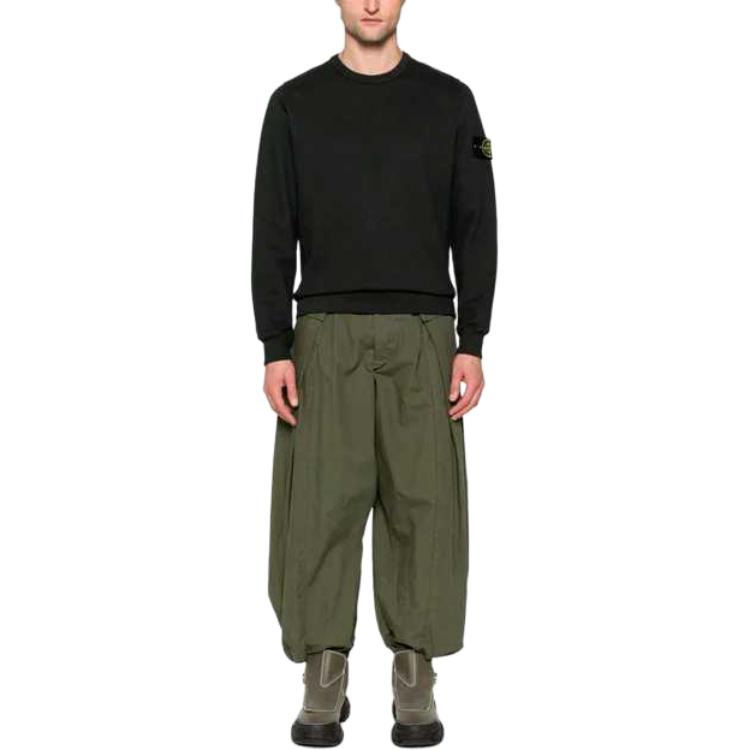 Lookbook STONE ISLAND FW24标志款男士套头衫卫衣 铅灰色. 811562420-V0062