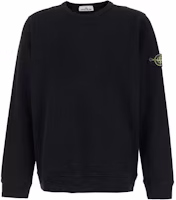 STONE ISLAND FW24 Logo Crewneck Sweatshirt Unisex Black. 811562420-V0029 STONE ISLAND FW24 Logo Crewneck Sweatshirt Unisex Black. 811562420-V0029