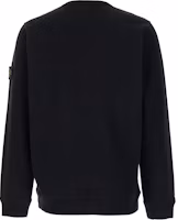 Lookbook STONE ISLAND FW24 Logo Crewneck Sweatshirt Unisex Black. 811562420-V0029