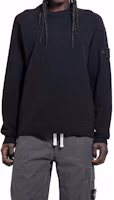 Shop STONE ISLAND FW24 Logo Crewneck Sweatshirt Unisex Black. 811562420-V0029