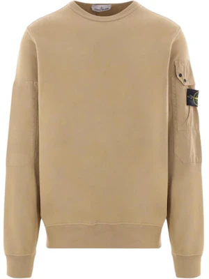 STONE ISLAND FW24 Sweater Fleece Logo Cokelat Unisex 811563920-V0094 Order STONE ISLAND FW24 Sweater Fleece Logo Cokelat Unisex 811563920-V0094