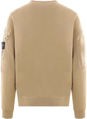 STONE ISLAND FW24 Sweater Fleece Logo Cokelat Unisex 811563920-V0094 Lookbook STONE ISLAND FW24 Sweater Fleece Logo Cokelat Unisex 811563920-V0094