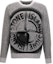Buy STONE ISLAND FW24 男士灰色Logo图案圆领针织毛衣 8115522D1-V0060
