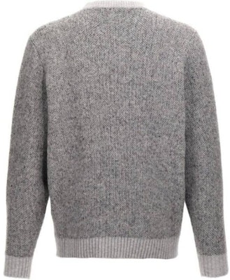 STONE ISLAND FW24 男士灰色Logo图案圆领针织毛衣 8115522D1-V0060 Lookbook STONE ISLAND FW24 男士灰色Logo图案圆领针织毛衣 8115522D1-V0060