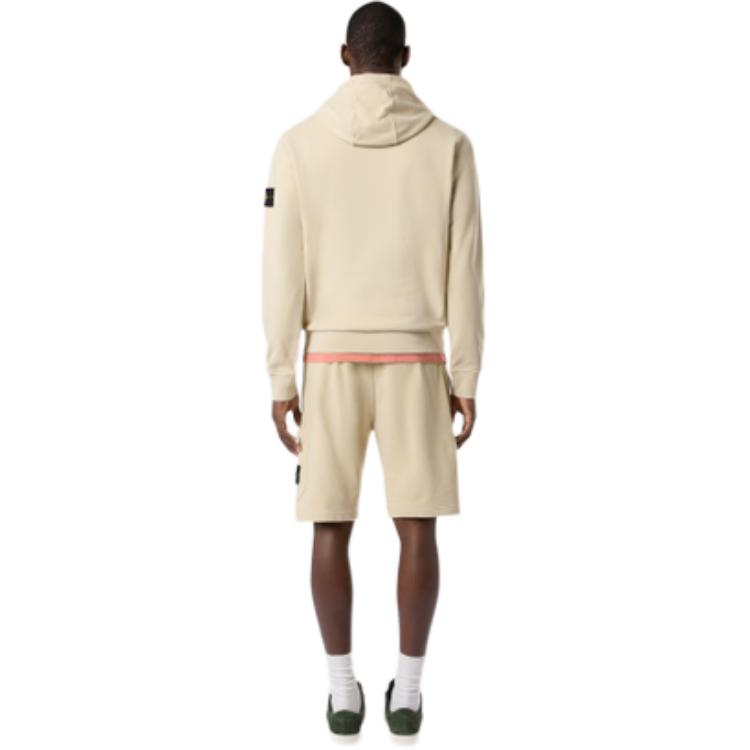 STONE ISLAND FW24 Logo High-Waist Casual Shorts Beige Menswear. 811564651-V0097 圖 5