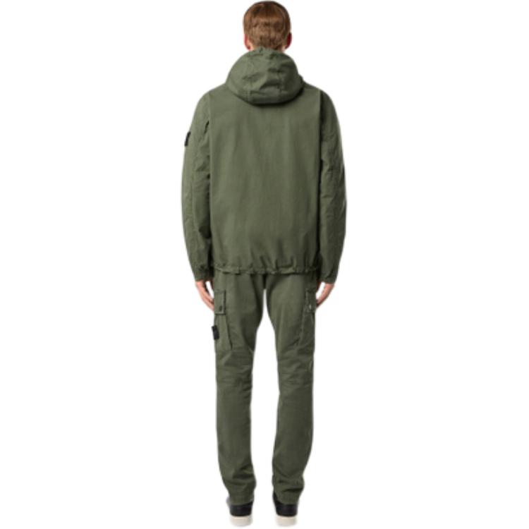 Stone Island FW24 Logo Patch Hooded Jacket Green 811510110-V0059 圖 5