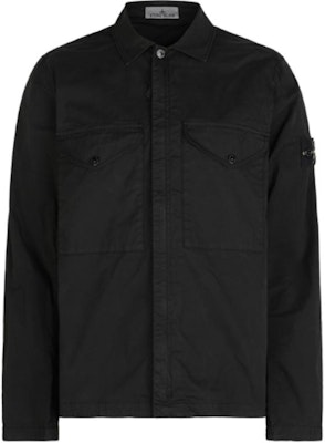 스톤아일랜드 FW24 로고 피케 코튼 집 셔츠 자켓 블랙 남성 아우터웨어 811510210-V0029 Buy 스톤아일랜드 FW24 로고 피케 코튼 집 셔츠 자켓 블랙 남성 아우터웨어 811510210-V0029