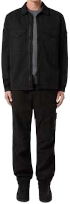 스톤아일랜드 FW24 로고 피케 코튼 집 셔츠 자켓 블랙 남성 아우터웨어 811510210-V0029 Shop 스톤아일랜드 FW24 로고 피케 코튼 집 셔츠 자켓 블랙 남성 아우터웨어 811510210-V0029