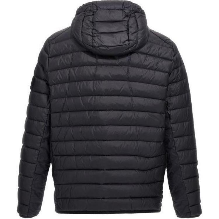 STONE ISLAND FW24 Logo Zip Hoodie Puffer Jacket Unisex Blue 811540324A0020 圖 3