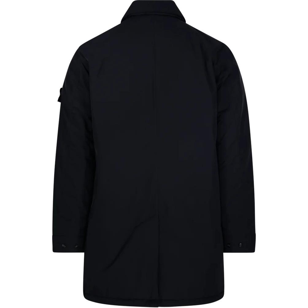 STONE ISLAND FW24 Micro Twill Black Long Sleeve Zipper Jacket for Men 811570626-V0029 圖 3