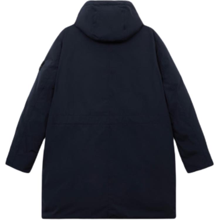STONE ISLAND FW24 Micro Twill Navy Blue Hooded Long Down Jacket Mens 811570726-V0020 圖 3