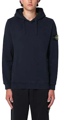STONE ISLAND FW24 Navy Blue Pullover Hoodie Lelaki dengan Cetakan Logo. 811560820-V0020 Shop STONE ISLAND FW24 Navy Blue Pullover Hoodie Lelaki dengan Cetakan Logo. 811560820-V0020