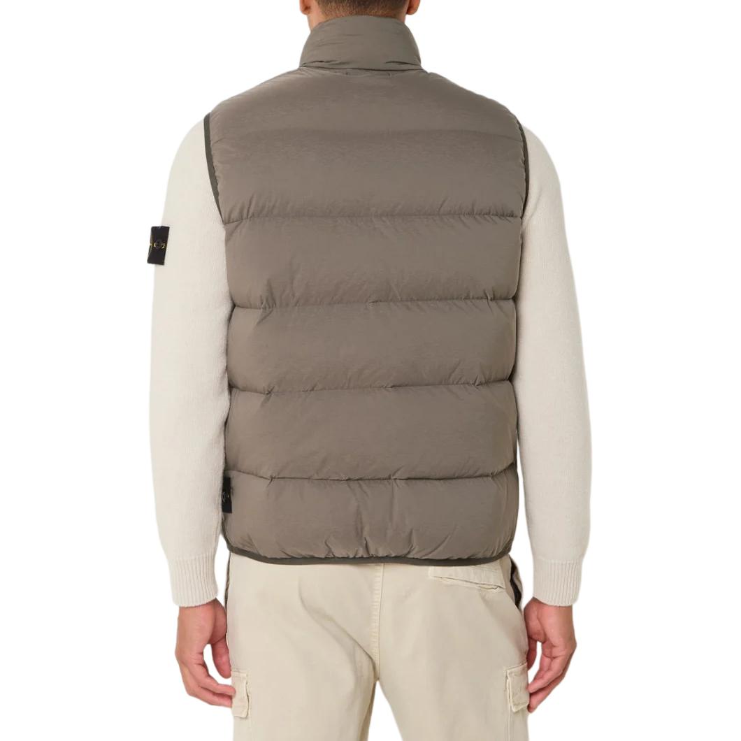 STONE ISLAND FW24 Nylon Down-TC  Brown Sleeveless Down Jacket Vest. 8115G0828-V0075 圖 4