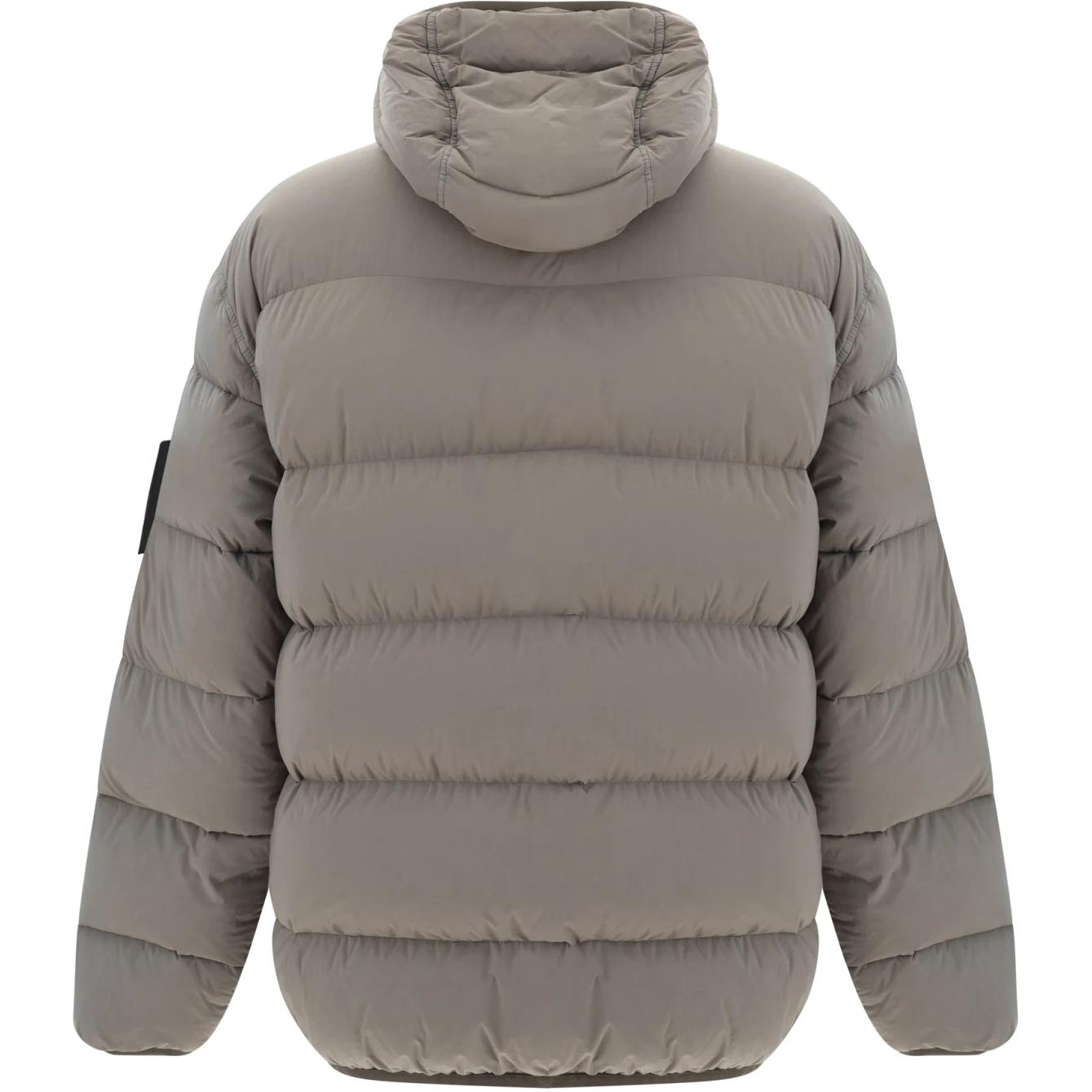 STONE ISLAND FW24 Nylon Down-TC Hooded Zip Jacket Brown Unisex. 811543128-V0075 圖 3