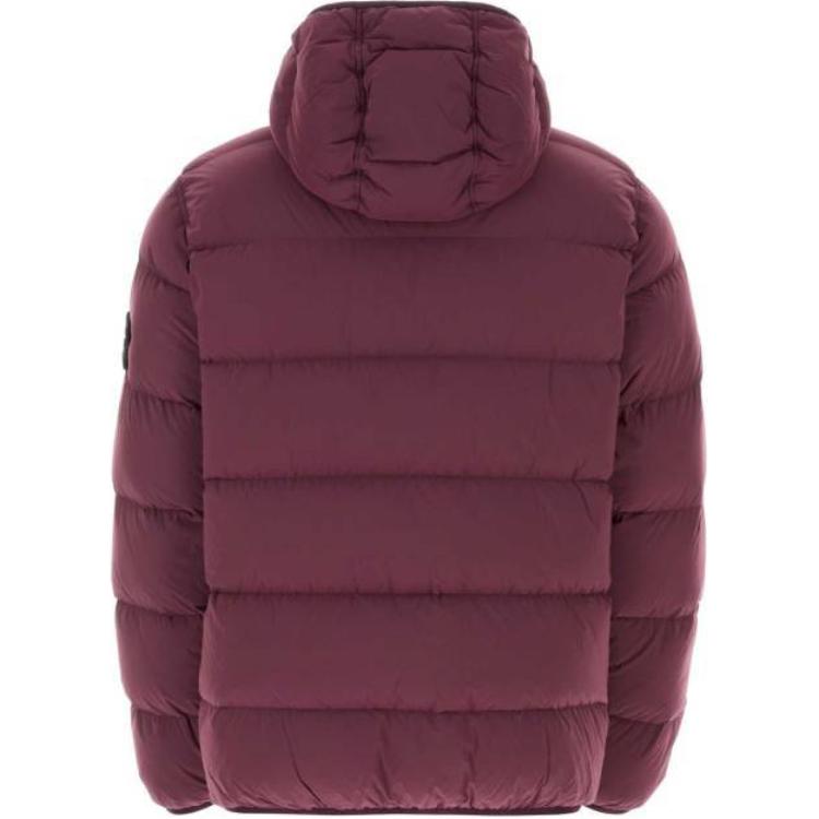 STONE ISLAND FW24 Nylon Down-TC Hooded Zip Jacket Purple  Outerwear 811543128V0011 圖 3