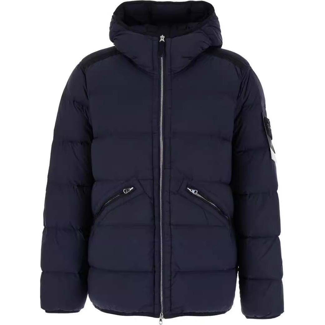STONE ISLAND FW24 Nylon Down-TC Logo Hooded Puffer Jacket Navy Unisex 811543128-V0020 圖 2